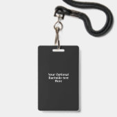 Benutzerdefinierter Name, Text & Farbe Kampfsport Ausweis (Rückseite mit Lanyard)