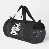 Benutzerdefinierter Name, Text & Farbe Kampfsport Duffle Bag (Rechte Ecke)