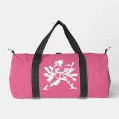 Benutzerdefinierter Name, Text & Farbe Kampfsport Duffle Bag (Vorderseite)