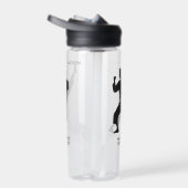 Benutzerdefinierter Name, Text & Farbe Kampfsport Trinkflasche (Rechts)