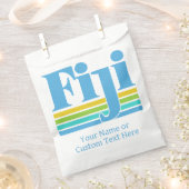 Benutzerdefinierter Name / Text Fiji Geschenktütchen (Ausgeschnitten)