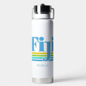Benutzerdefinierter Name / Text Fiji Trinkflasche (Hinten)