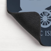 Benutzerdefinierter Name & Text Mackinac Island Mousepad (Ecke)