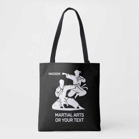 Benutzerdefinierter Name & Text Martial Arts Tasche (Vorderseite)