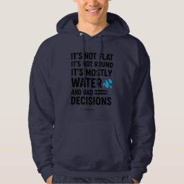 Benutzerdefinierter Name/Text „Meistens Wasser und Hoodie