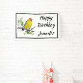 Benutzerdefinierter Name Text Wasserfarbe Scharlac Banner (InSitu)