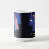 Benutzerdefinierter Name Titel, Weihnachtswünsche Kaffeetasse (Mittel)