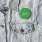 Benutzerdefinierter Name trendig modern minimalist Button (Beispiel)