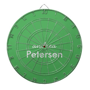 Benutzerdefinierter Name trendig modern minimalist Dartscheibe