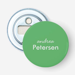 Benutzerdefinierter Name trendig modern minimalist Flaschenöffner