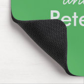 Benutzerdefinierter Name trendig modern minimalist Mousepad (Ecke)