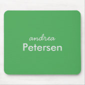 Benutzerdefinierter Name trendig modern minimalist Mousepad (Vorne)