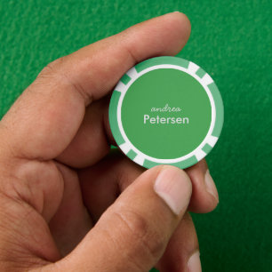 Benutzerdefinierter Name trendig modern minimalist Pokerchips