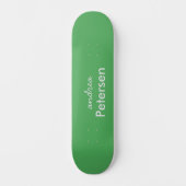 Benutzerdefinierter Name trendig modern minimalist Skateboard (Vorderseite)