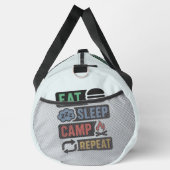 Benutzerdefinierter Name und Farbe Camping Duffle Bag (Rechts)