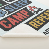 Benutzerdefinierter Name und Farbe Camping Sherpadecke (3/4)