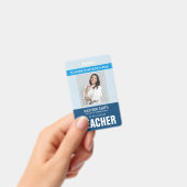 Benutzerdefinierter Name und Foto | Abzeichen der  Ausweis (Handheld)