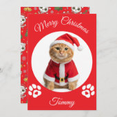 Benutzerdefinierter Name und Foto für Weihnachten  (Vorne/Hinten)