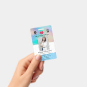 Benutzerdefinierter Name und Foto | ID-Card-Abzeic Ausweis (Handheld)
