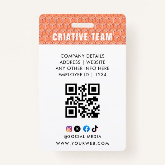 Benutzerdefinierter Name und Foto | ID-Card-Abzeic Ausweis (Rückseite)