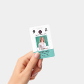Benutzerdefinierter Name und Foto | ID-Card-Abzeic Ausweis (Handheld)
