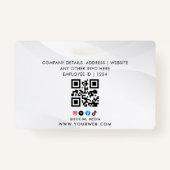 Benutzerdefinierter Name und Foto | ID-Kartenzeich Ausweis (Rückseite)