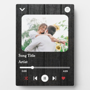 Benutzerdefinierter Name und Foto-Liebe für das Pa Fotoplatte