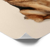 Benutzerdefinierter Name und Foto-Poster | Moderne Poster (Ecke)