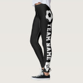 Benutzerdefinierter Name und Nummer des Teams für  Leggings (Links)