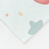 Benutzerdefinierter Name und Nummer-Softball-Throw Fleecedecke (Ecke)