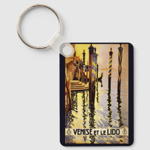 Benutzerdefinierter Name Venedig (Venise) Vintage Schlüsselanhänger