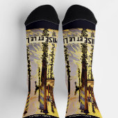 Benutzerdefinierter Name Venedig (Venise) Vintage Socken (Oben)