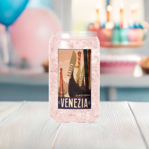 Benutzerdefinierter Name Venezia (Venedig) Vintage Dosenglas