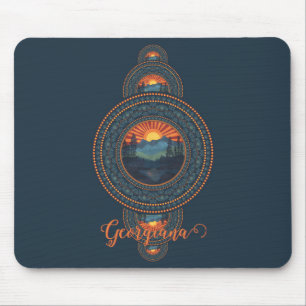 Benutzerdefinierter Name Vintage-Wilderness-Orname Mousepad