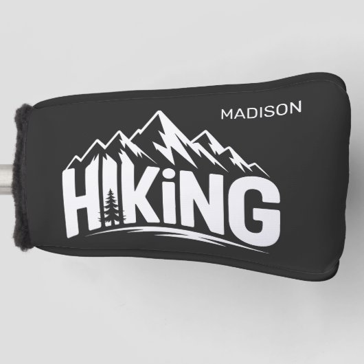 Benutzerdefinierter Name Wandern Golf Headcover (Vorderseite)
