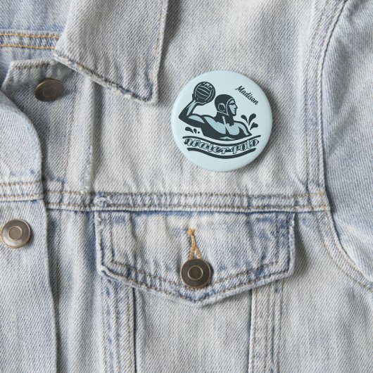 Benutzerdefinierter Name Wasserball Button (Beispiel)