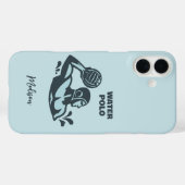 Benutzerdefinierter Name Wasserball Case-Mate iPhone Hülle (Rückseite (Horizontal))