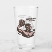 Benutzerdefinierter Name Wasserball Glas (Rückseite)