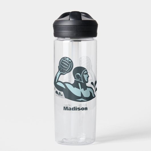 Benutzerdefinierter Name Wasserball Trinkflasche (Vorderseite)