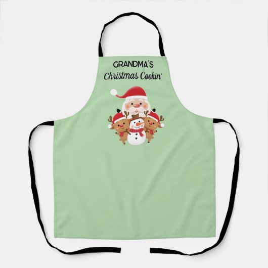 Benutzerdefinierter Name! Weihnachtsgeschenk Schürze (Vorderseite)