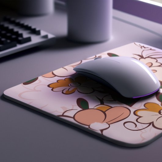 Benutzerdefinierter Name Whimsical Botanical Mousepad