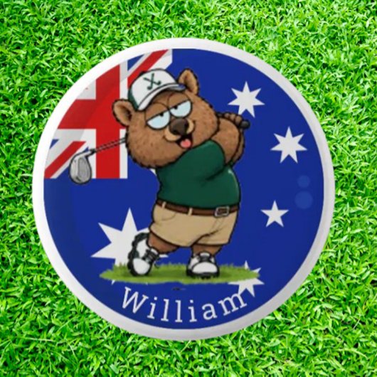Benutzerdefinierter Name Wombat Button