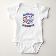 Benutzerdefinierter Name Y2K Baby Bodysuit Süßer E