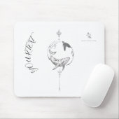Benutzerdefinierter Namens Ästhetik Kunstwerk Mousepad (Mit Mouse)