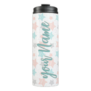 Benutzerdefinierter Namens-Stern-Tumbler Cute St Thermosbecher