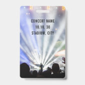 Benutzerdefinierter Namensbarcode VIP All Access P Ausweis (Rückseite)