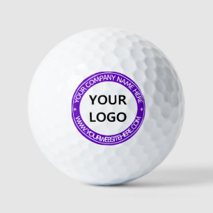 Benutzerdefinierter Namenslogo-Text Golfbälle Entw