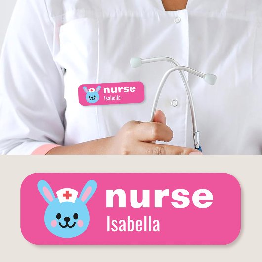 Benutzerdefinierter Namensschild Krankenschwester
