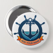 Benutzerdefinierter nautischer Anker und Urlaub fü Button (Vorne & Hinten)