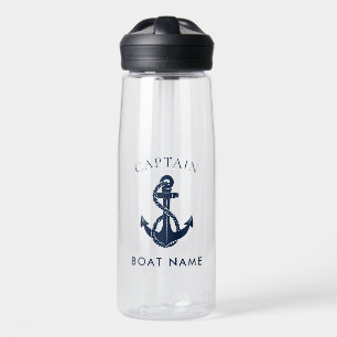 Benutzerdefinierter nautischer Bootsanker Navy Bla Trinkflasche